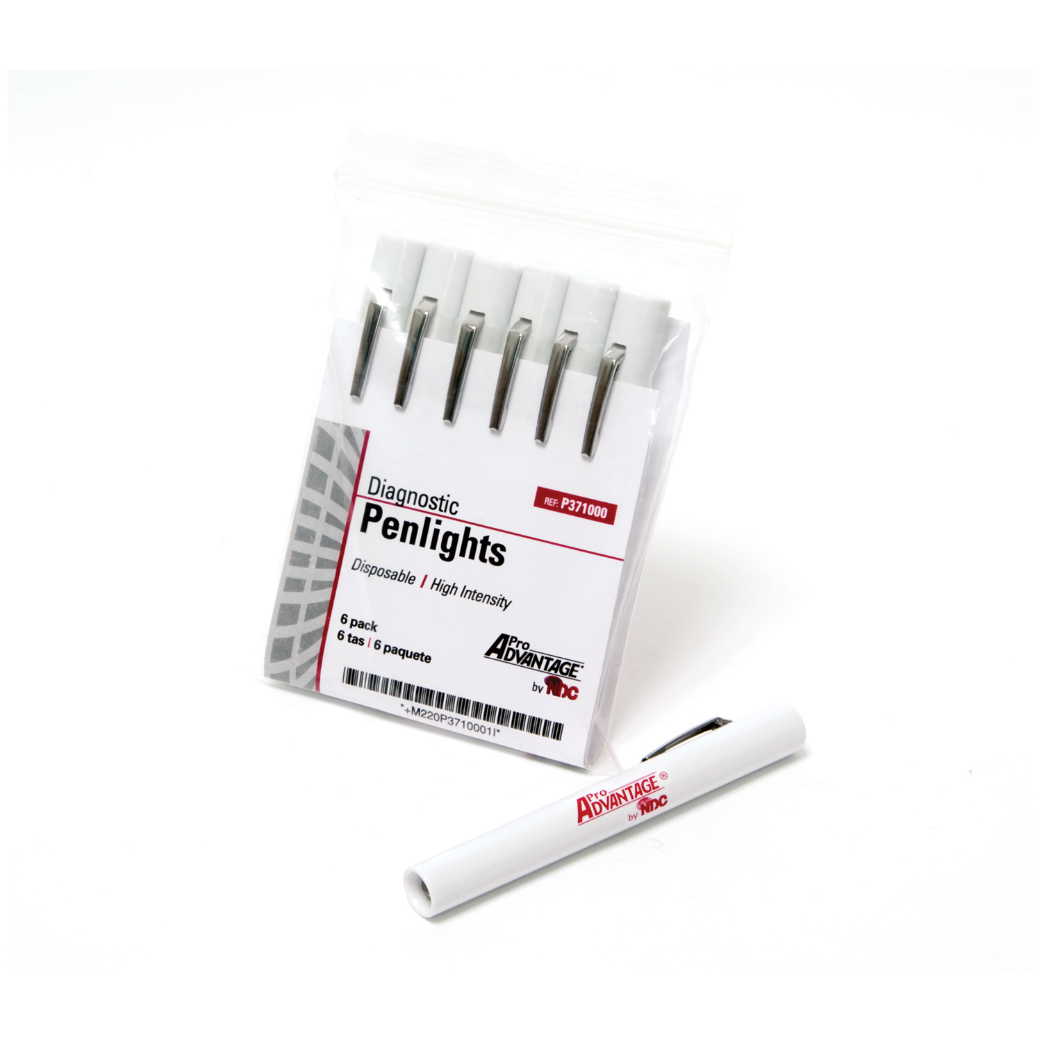 PRO ADVANTAGE® DIAGNOSTIC PENLIGHT Disposable Penlight, 6/pk Pro Advantage P371000