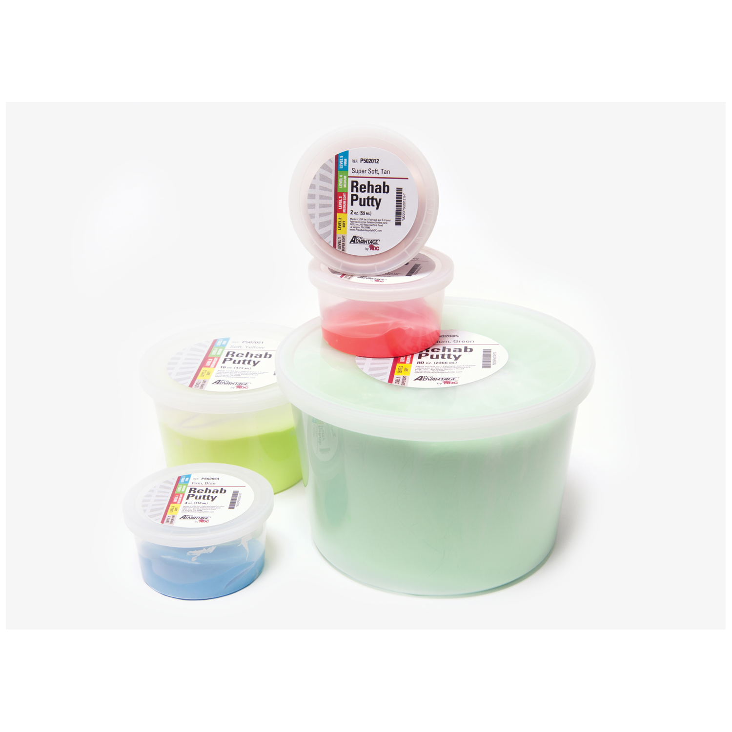 PRO ADVANTAGE® REHAB PUTTY Rehab Putty, 2 oz, Tan, Super Soft (XNR08.02) Pro Advantage P502012