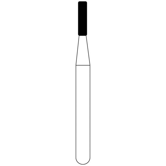 QUALA SINGLE-USE DIAMONDS Flat End Cylinder, 835-012 Coarse, 25/pkg (US Only) Quala Q2090007