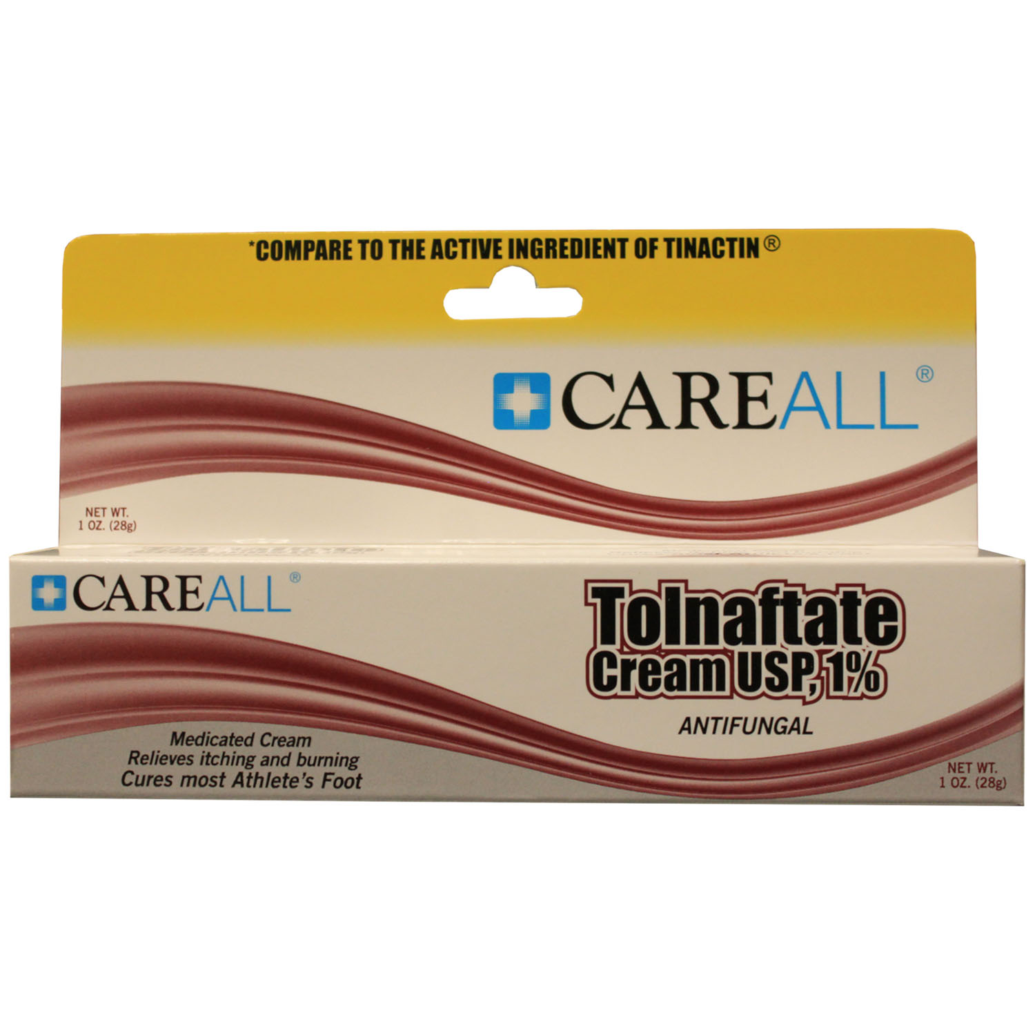 NEW WORLD IMPORTS CAREALL® ANTIFUNGAL CREAM CareAll® Tolnaftate Antifungal Cream, 1.0 oz, 24/bx, Compare to Active Ingredient in Tinactin® (Not Available for sale into Canada) New World Imports AF1