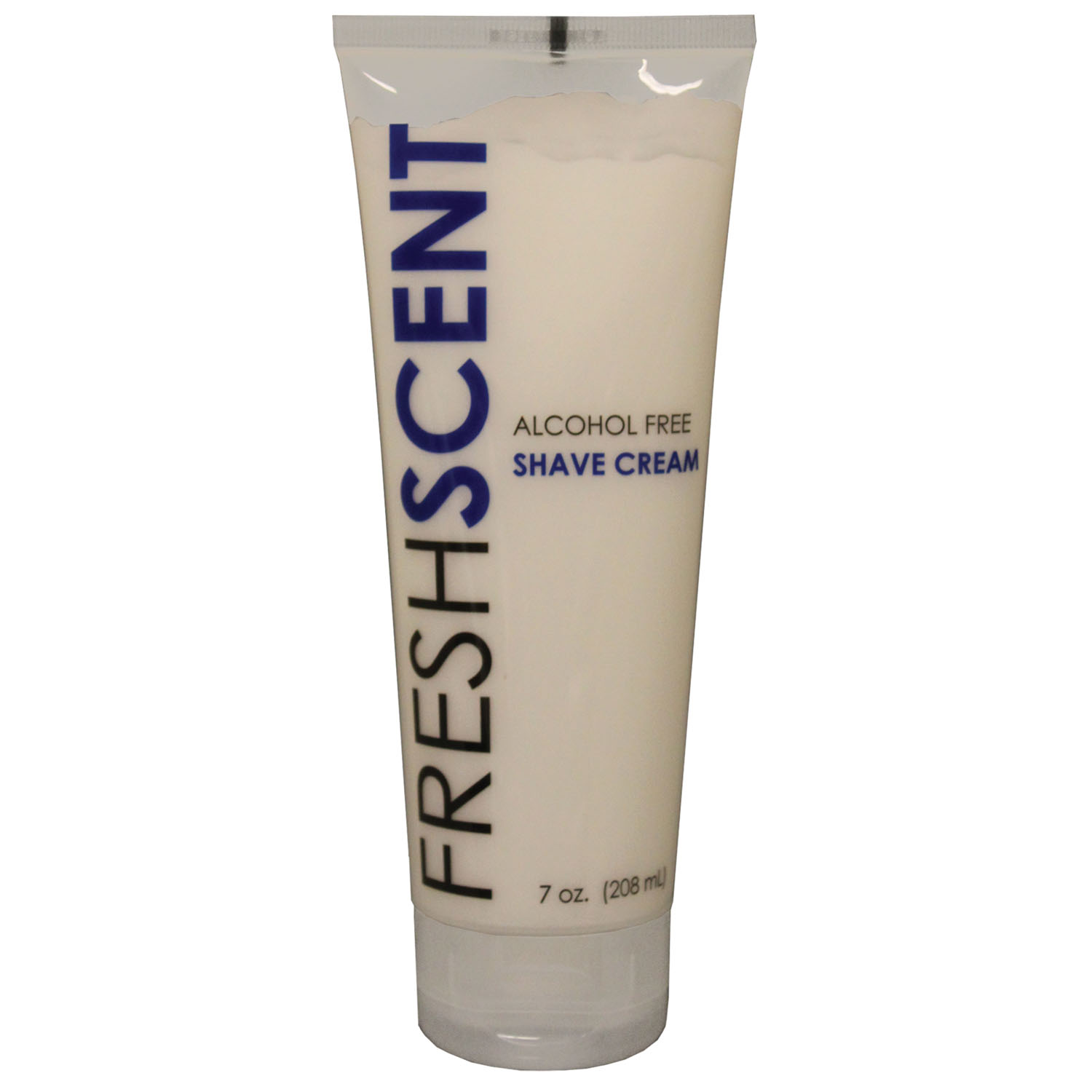 NEW WORLD IMPORTS FRESHSCENT™ BRUSHLESS SHAVE CREAM Brushless Shave Cream with Menthol, 7 oz Tube, 24/cs New World Imports BSC7