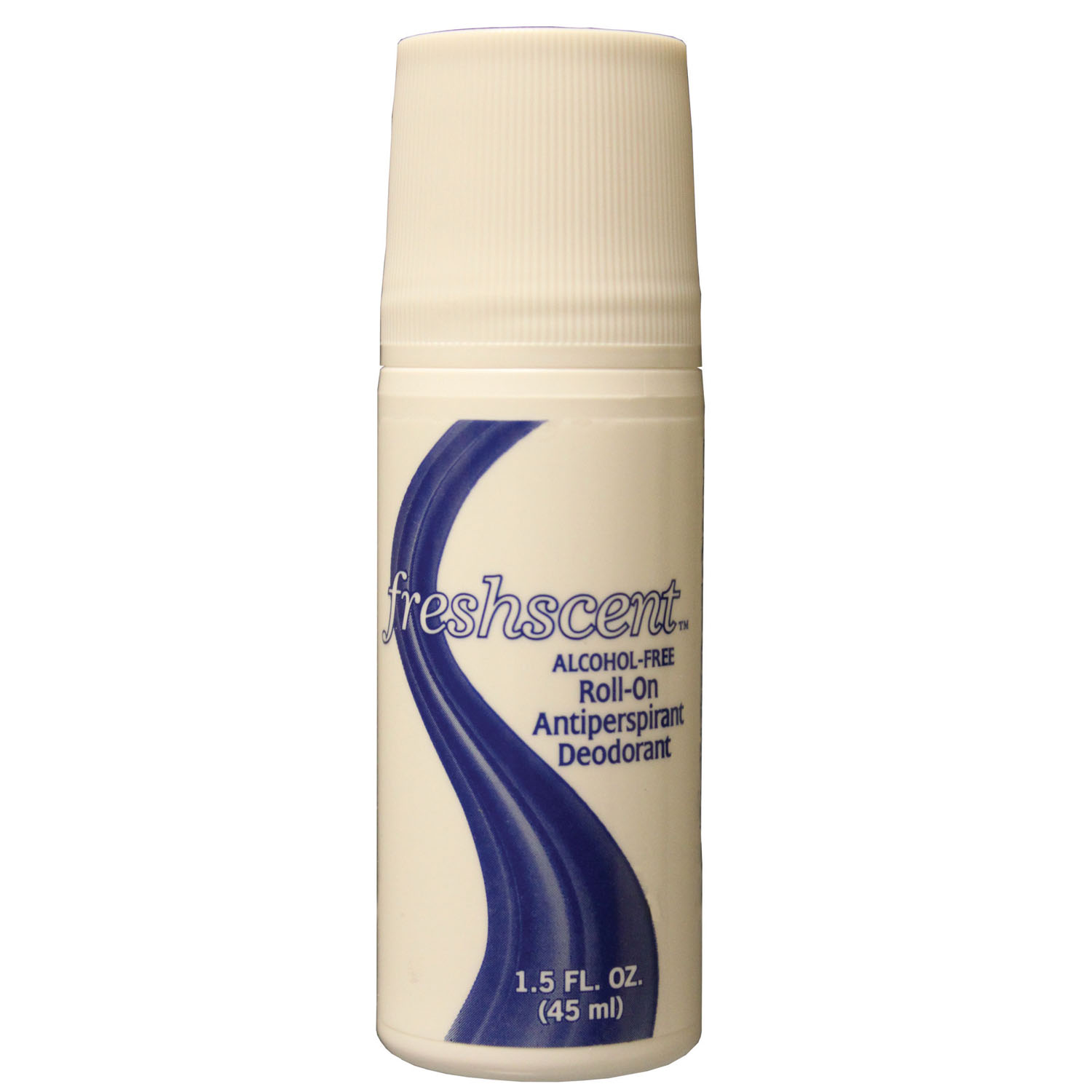 NEW WORLD IMPORTS FRESHSCENT™ DEODORANTS Anti-Perspirant Roll-On Deodorant, 1.5 oz White Bottle, Alcohol Free, 96/cs (108 cs/plt) (Made in USA) New World Imports D15