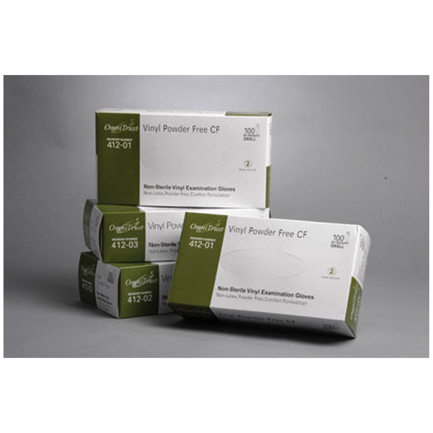 OMNI INTERNATIONAL OMNITRUST™ VINYL POWDER FREE EXAMINATION GLOVE Exam Glove, Synthetic Stretch, Vinyl, X-Large, Powder Free (PF), Comfort Formulation, 100/bx, 10 bx/cs (70 cs/plt) (See additional pricing for drop ship orders less than 1,000 cs) Omni International Corp. 412-04