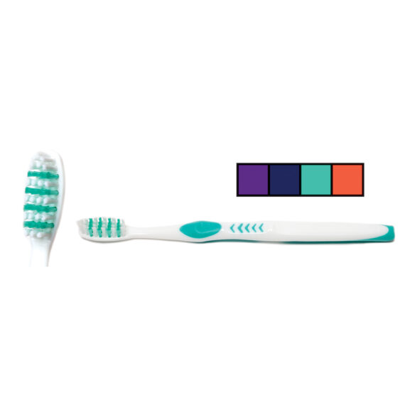 QUALA QPAQUE TOOTHBRUSH WITH ACTION TIP Toothbrush, Opaque with Action Tip, Cello Wrap, 72/cs Quala Q16793