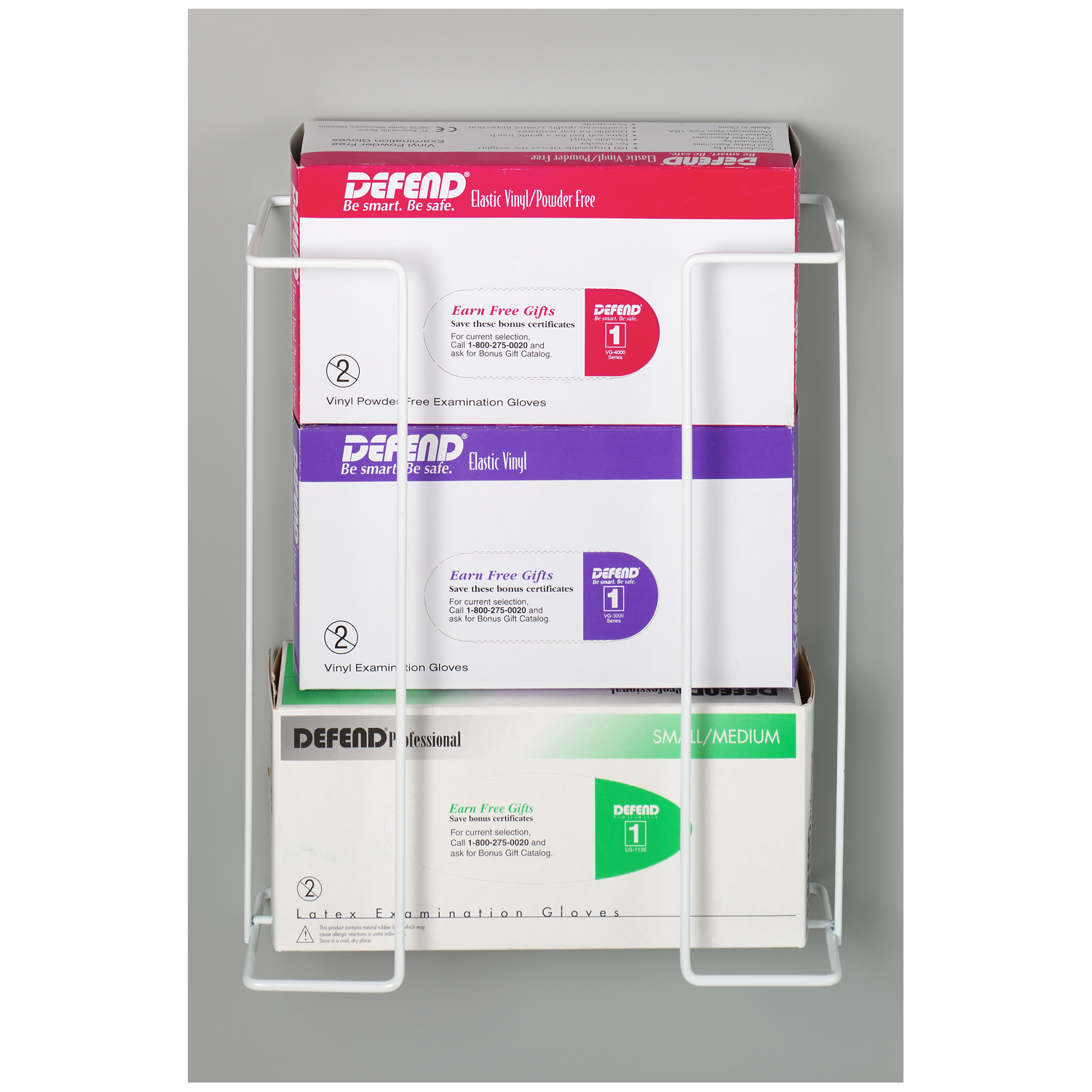 PALMERO HOLD-IT™ HOLDER Glove Box Holder, Triple,  12-¼” x 4-½” x 15” (US SALES ONLY) Palmero 1858T