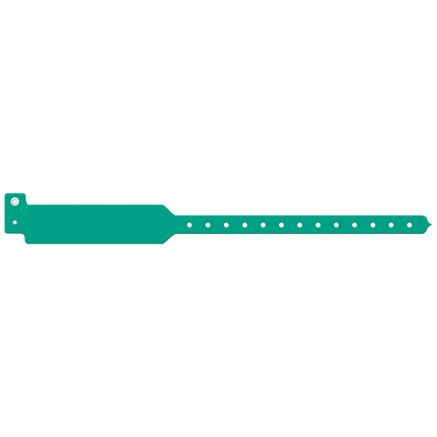MEDICAL ID SOLUTIONS 12" TRI-LAMINATE WRISTBAND - WRITE-ON Wristband, Adult, Write-On Tri-Laminate, Custom Printed, Green, 500/bx Medical ID Solutions 3203C
