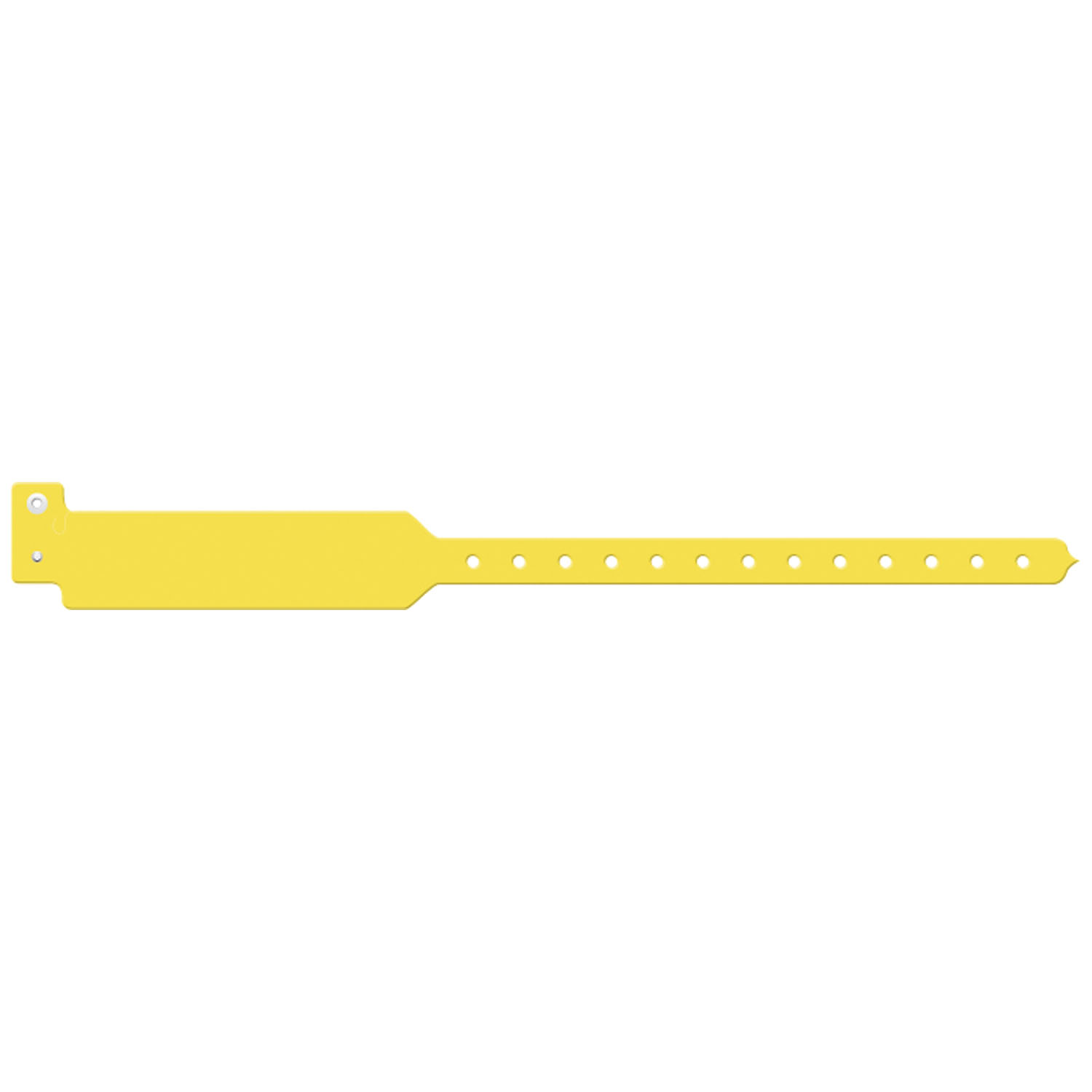 MEDICAL ID SOLUTIONS 12" TRI-LAMINATE WRISTBAND - WRITE-ON Wristband, Adult, Write-On Tri-Laminate, Custom Printed, Yellow, 500/bx Medical ID Solutions 3206C