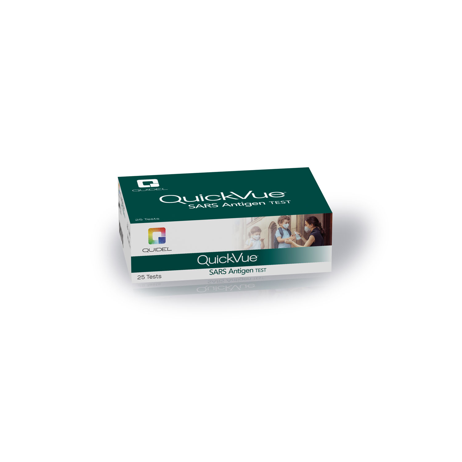 QUIDEL QUICKVUE® SARS ANTIGEN TEST QuickVue SARS Antigen Dipstick, 25 tests/kit (450 kt/plt) (Continental US Only - including Alaska & Hawaii) (Minimum Expiry Lead is 60 days) (Non-returnable; Non-refundable) Quidel Corporation 20387