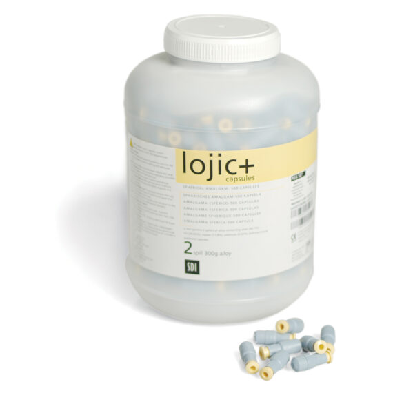SDI LOGIC+ to LOJIC+ Three Spill 800mg - Fast Set, 500 capsules/jar (3rd Party Reselling is Restricted) (Not Available For Sale into Canada) (For resale to Healthcare Professionals only. Products cannot be sold direct to the public, to retail stores or online retailers such as Amazon, Walmart, eBay, Alibaba, etc.) Southern Dental Industries 4223202
