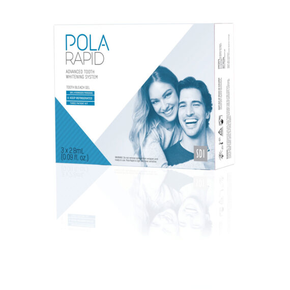 SDI POLA OFFICE Pola Rapid 3 Patients Kit, Contains; 3 X 2.8 mL Syringes of Pola Rapid 38% Hydrogen Peroxide and 3 X 1g Gingival Barrier Syringe.(3rd Party Reselling is Restricted) (Not Available For Sale into Canada) (For resale to Healthcare Professionals only. Products cannot be sold direct to the public, to retail stores or online retailers such as Amazon, Walmart, eBay, Alibaba, etc.) Southern Dental Industries 7700500