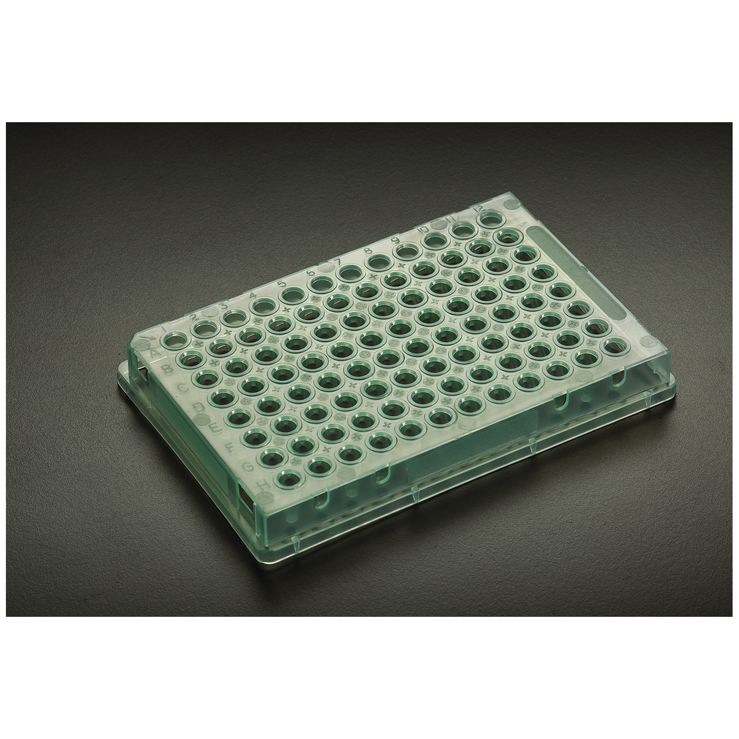 SIMPORT AMPLATE™ 96 - WELL THIN-WALLED PCR PLATES 96 Thin Walled PCR Plate, 0.2mL, Green, 10/bg, 10 bg/cs Simport Scientific T323-96G