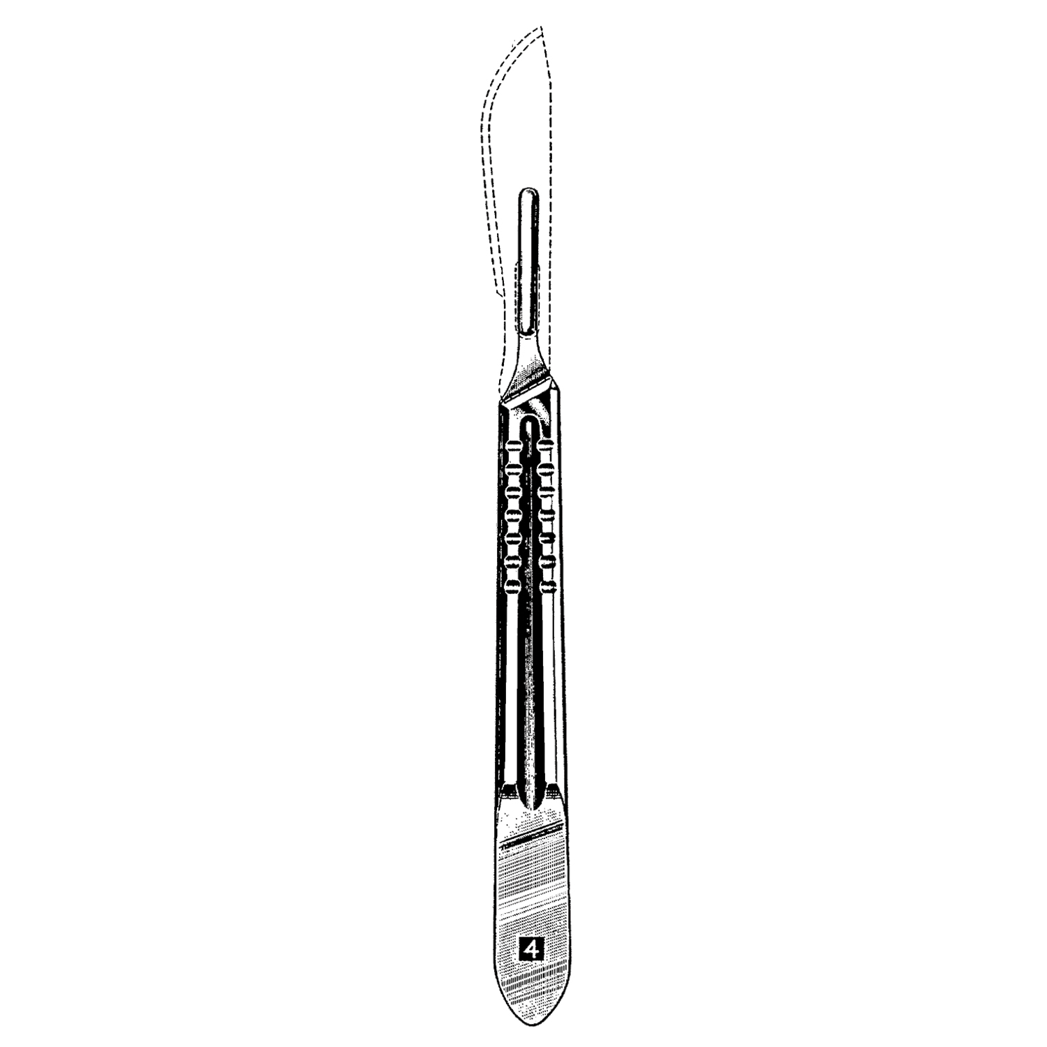 SKLAR REUSEABLE SURGICAL INSTRUMENTS Scalpel Handle, #4 (DROP SHIP ONLY) Sklar Instruments 06-2904