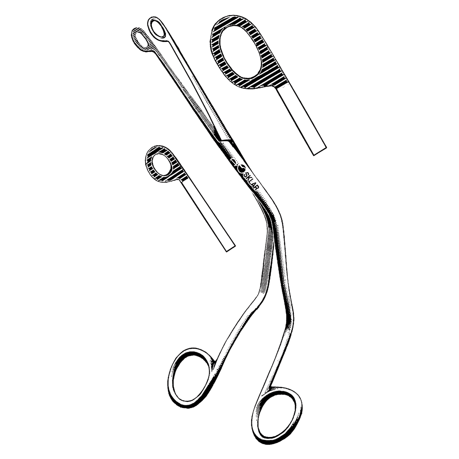 SKLAR REUSEABLE SURGICAL INSTRUMENTS Magill Catheter Forceps, Infant, 6.5" (DROP SHIP ONLY) Sklar Instruments 07-1777