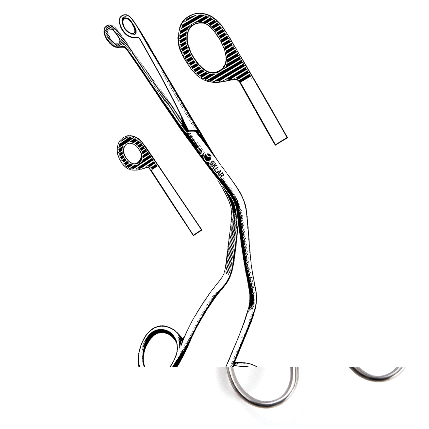 SKLAR REUSEABLE SURGICAL INSTRUMENTS Magill Catheter Forceps, Adult, 10" (DROP SHIP ONLY) Sklar Instruments 07-1797