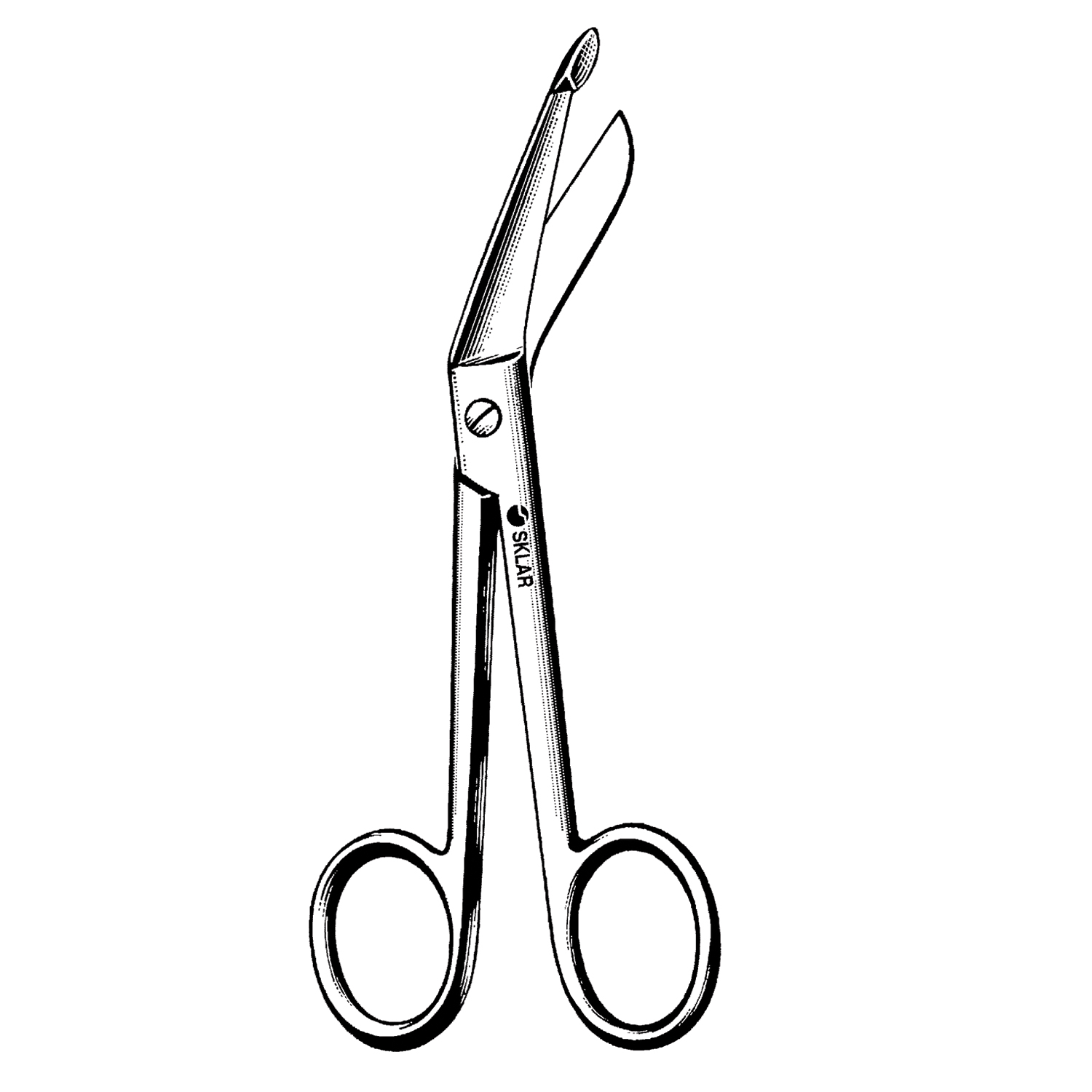 SKLAR REUSEABLE SURGICAL INSTRUMENTS Lister Bandage Scissors, Standard, Smooth, Blunt/Blunt, 4.5" (DROP SHIP ONLY) Sklar Instruments 11-1045