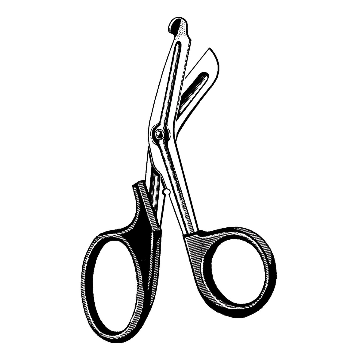 SKLAR REUSEABLE SURGICAL INSTRUMENTS Multi-Cut Utility Scissors, Black, Angled, Serrated, 7 1/2" Overall Length (DROP SHIP ONLY) Sklar Instruments 11-1281