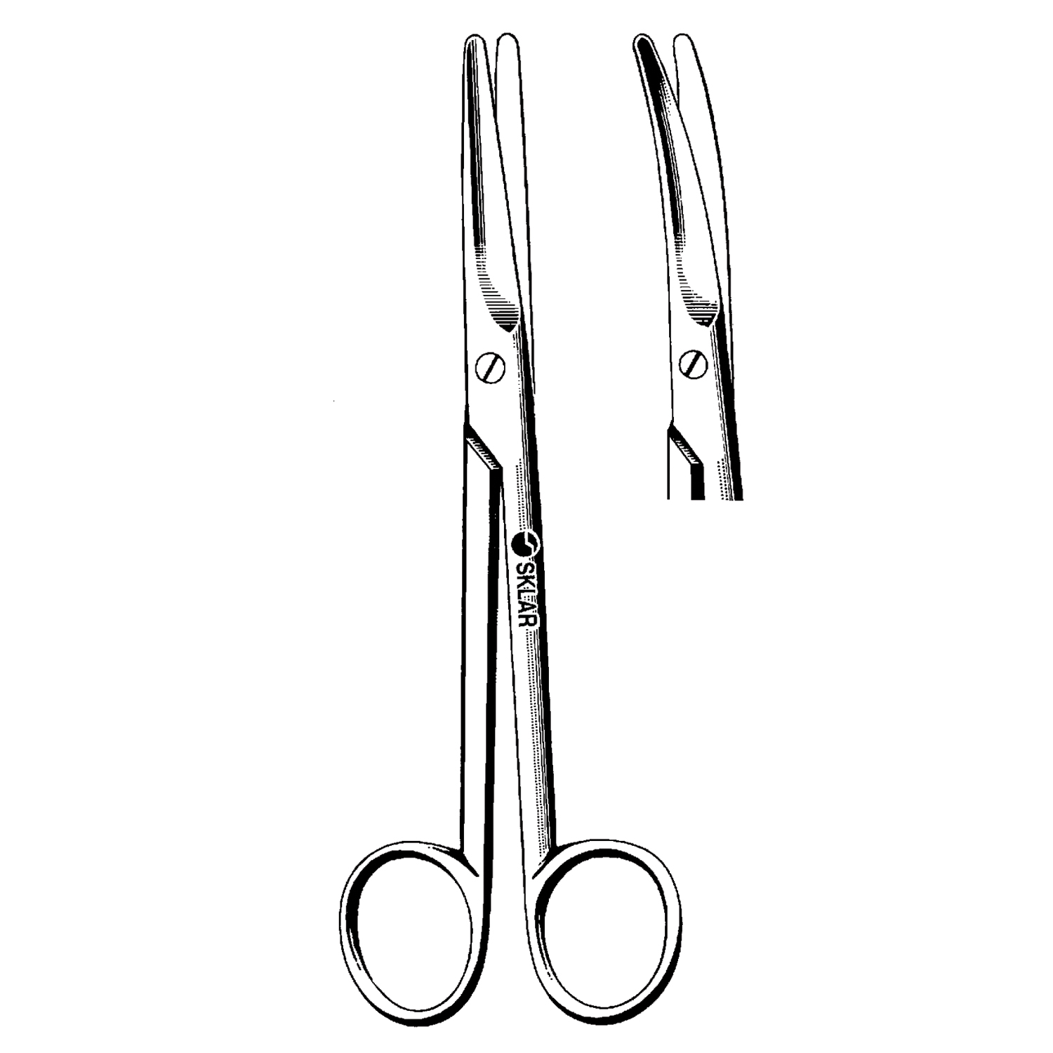 SKLAR REUSEABLE SURGICAL INSTRUMENTS Mayo Dissecting Scissor, Straight, 5.5" (DROP SHIP ONLY) Sklar Instruments 15-1555