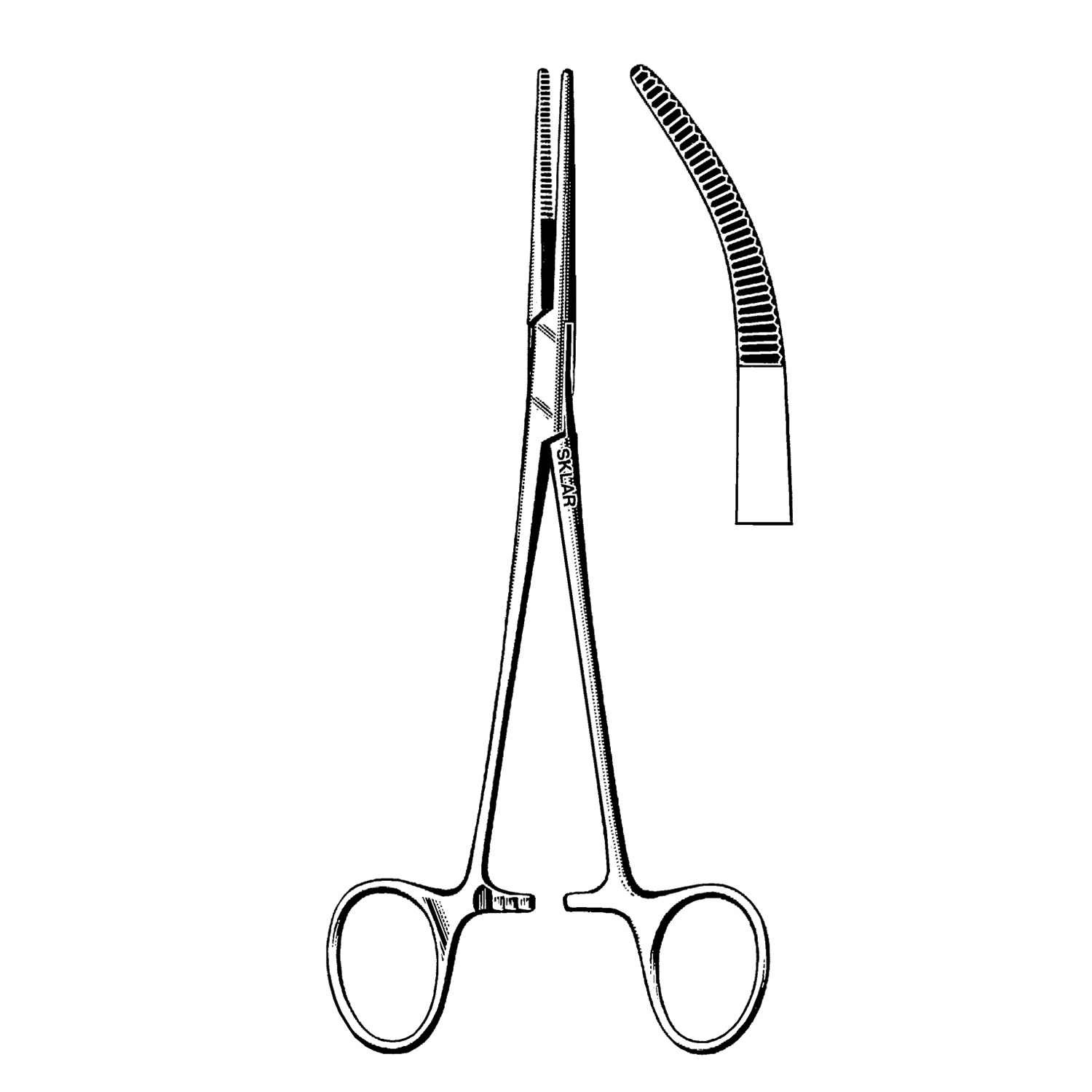 SKLAR REUSEABLE SURGICAL INSTRUMENTS Rankin Kelly Forcep, Straight, 6.25" (DROP SHIP ONLY) Sklar Instruments 17-1262