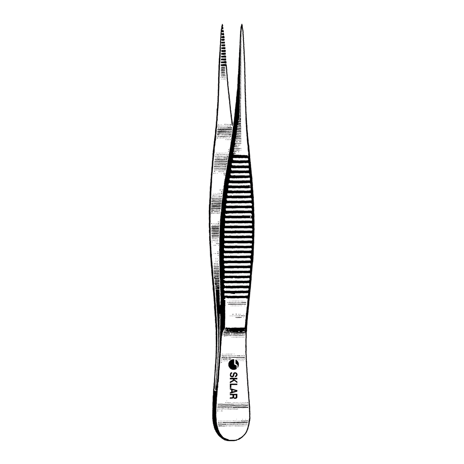 SKLAR REUSEABLE SURGICAL INSTRUMENTS Fine Point Splinter Forcep, Serrated, 3.5" (DROP SHIP ONLY) Sklar Instruments 19-3035