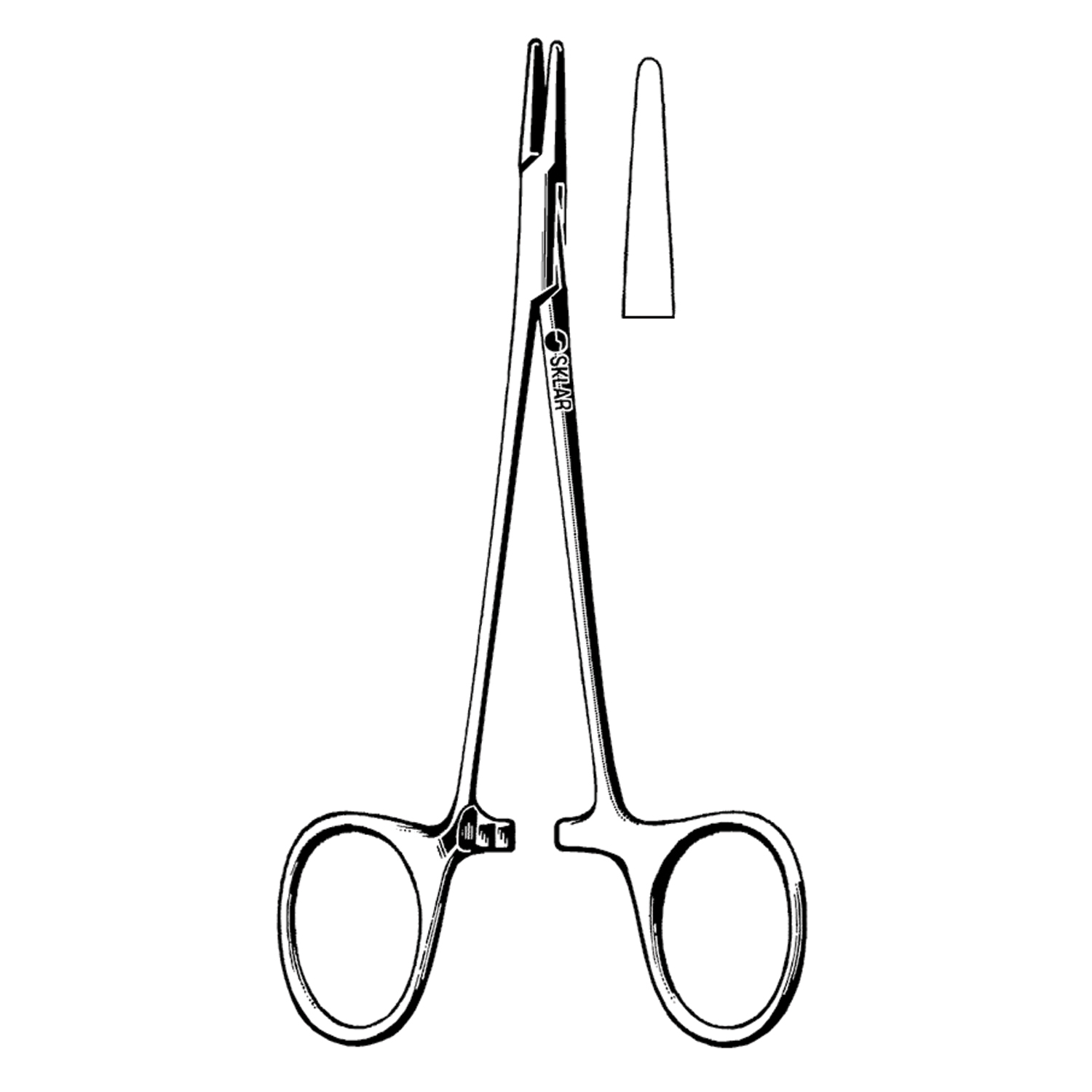 SKLAR REUSEABLE SURGICAL INSTRUMENTS Webster Needle Holder, Smooth, 5.25" (DROP SHIP ONLY) Sklar Instruments 20-1350