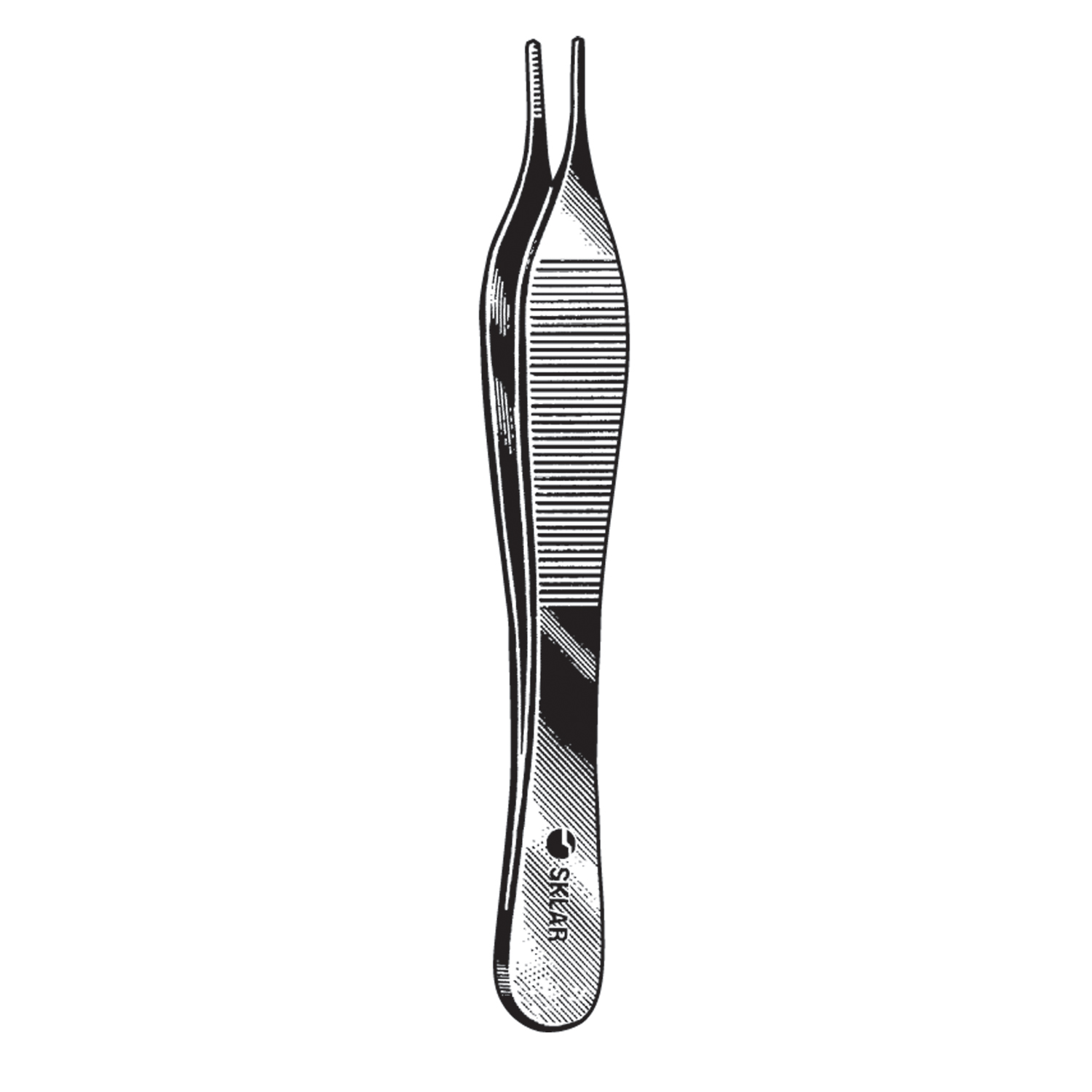 SKLAR REUSEABLE SURGICAL INSTRUMENTS Adson Dressing Forceps, Delicate, Serrated, 4.75" (DROP SHIP ONLY) Sklar Instruments 47-2147