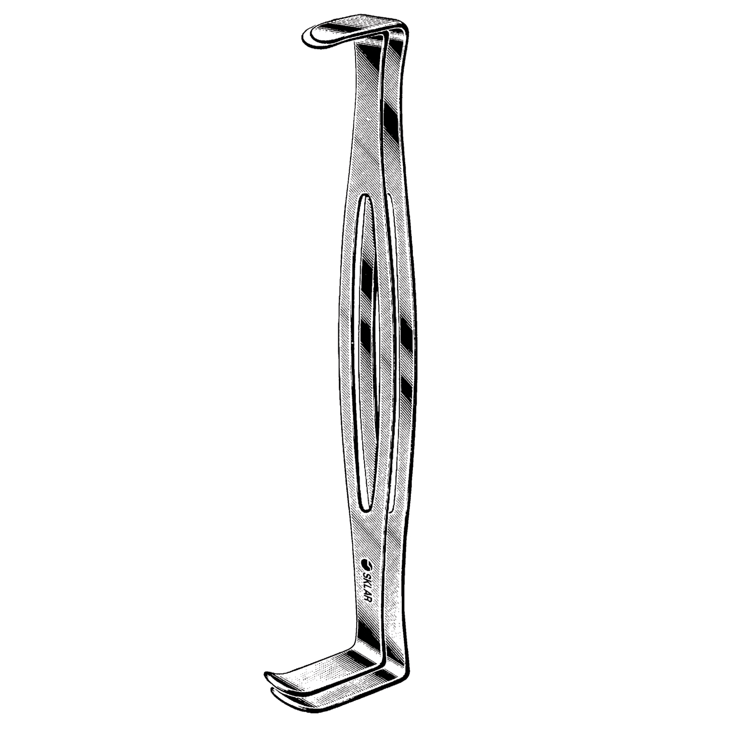 SKLAR REUSEABLE SURGICAL INSTRUMENTS US Army Retractor, Double Ended,   8.25", 2/pk (DROP SHIP ONLY) Sklar Instruments 60-1085
