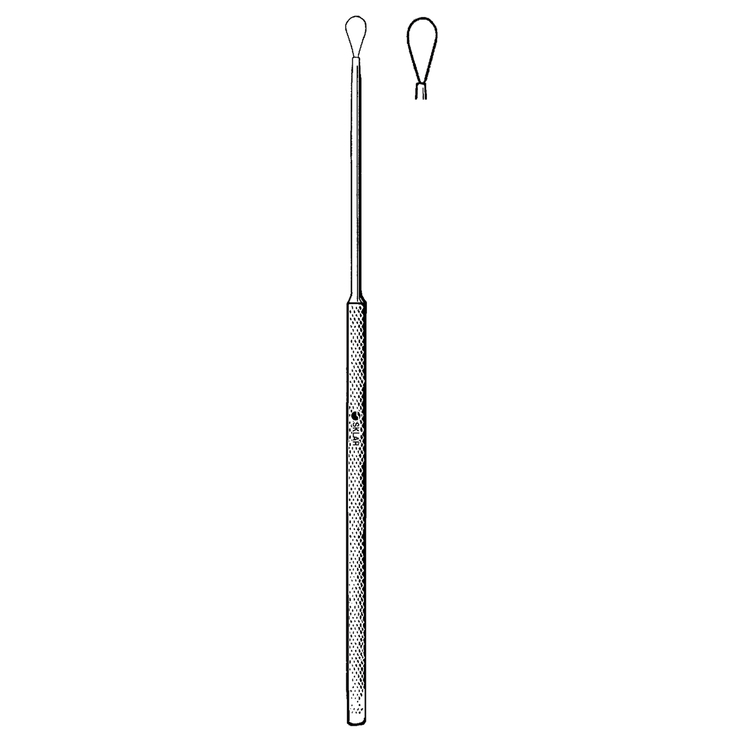 SKLAR REUSEABLE SURGICAL INSTRUMENTS Billeau Ear Loop, Large (DROP SHIP ONLY) Sklar Instruments 67-2523