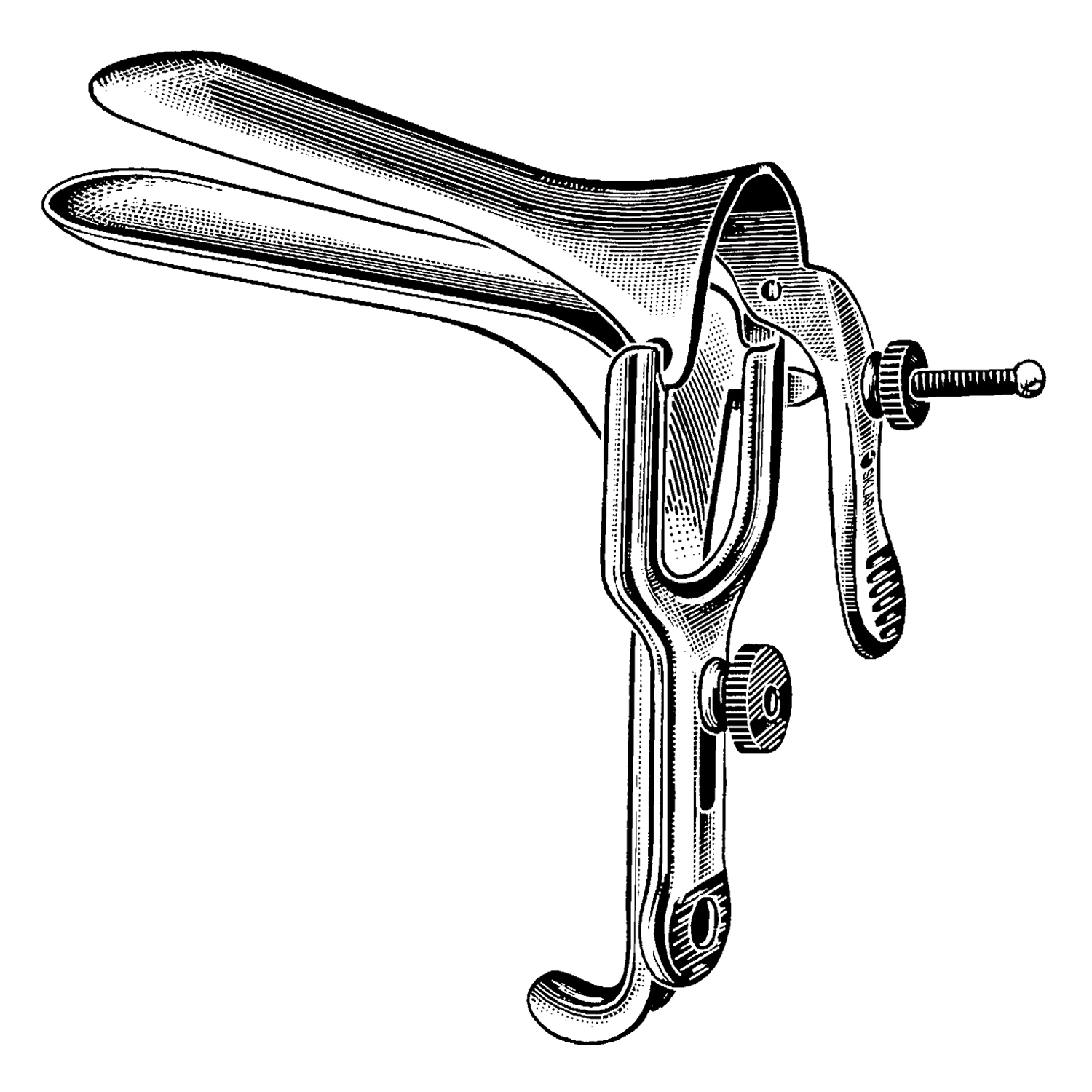 SKLAR REUSEABLE SURGICAL INSTRUMENTS Graves Vaginal Speculum, Large, 1 3/8" X 4.5" (DROP SHIP ONLY) Sklar Instruments 90-3702