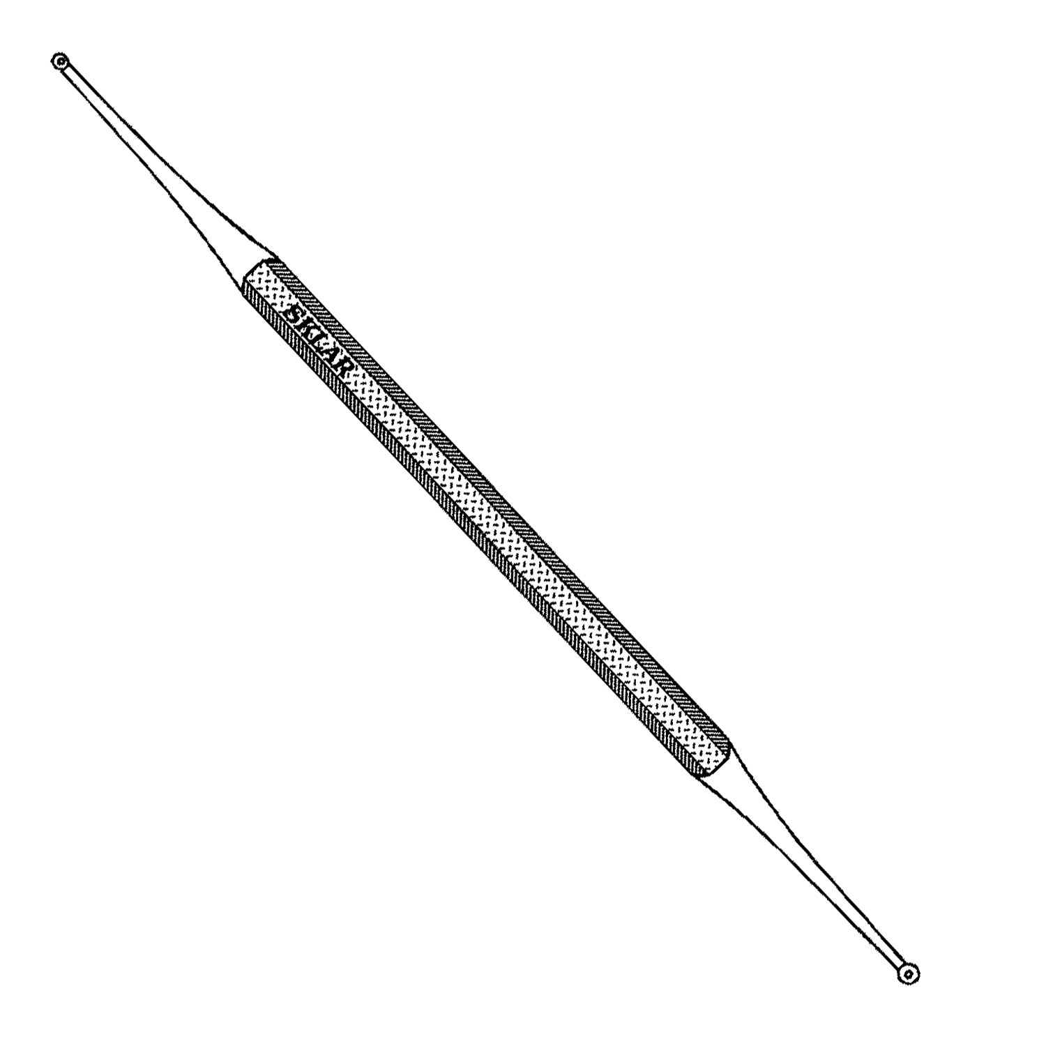 SKLAR REUSEABLE SURGICAL INSTRUMENTS Curette Excavator, Double Ended, #58-1-2, 1.5 X 2mm, 5.5" Overall Length (DROP SHIP ONLY) Sklar Instruments 97-0532