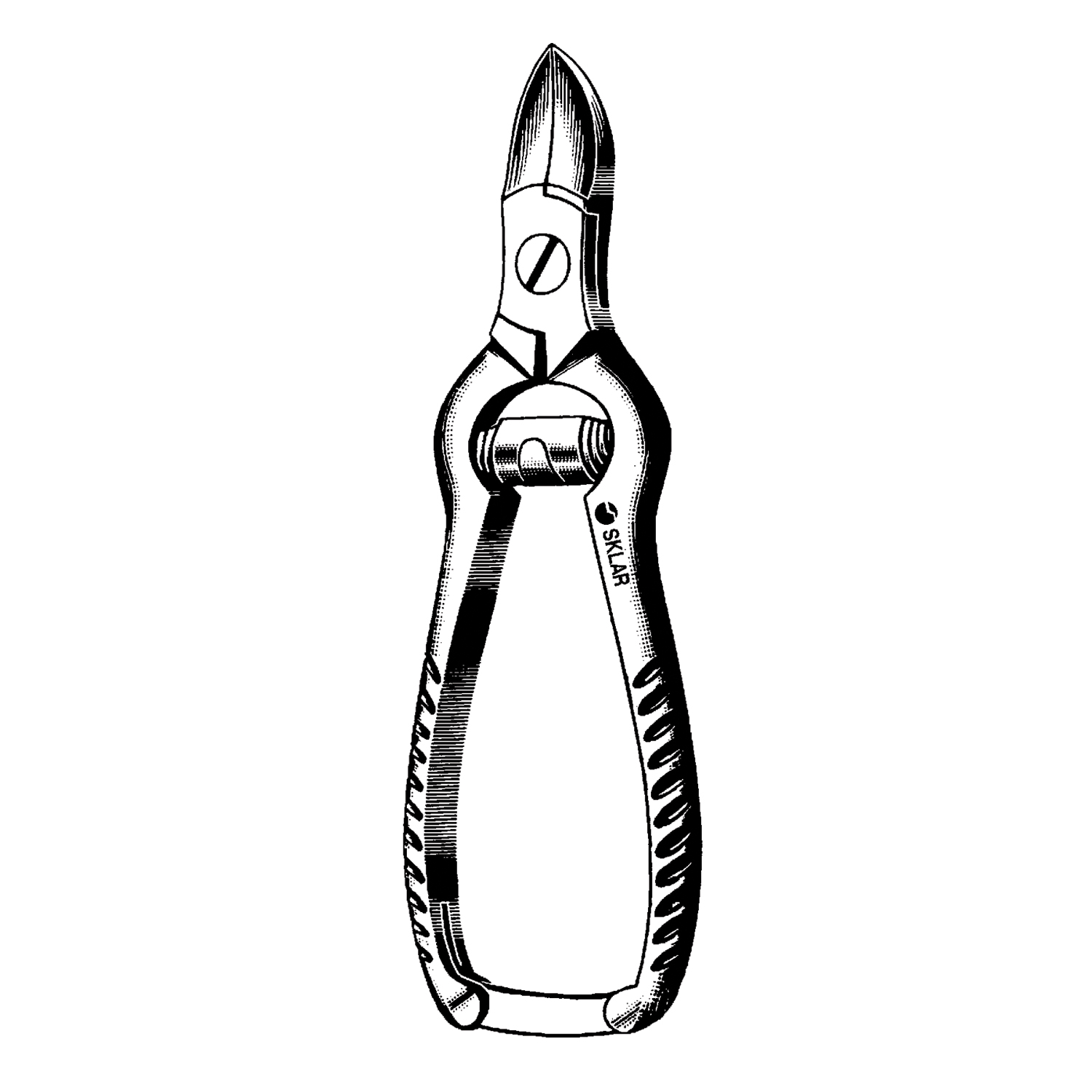 SKLAR REUSEABLE SURGICAL INSTRUMENTS Nail Nipper, Concave Blades with Barrel Spring, 4.5" (DROP SHIP ONLY) Sklar Instruments 97-1045