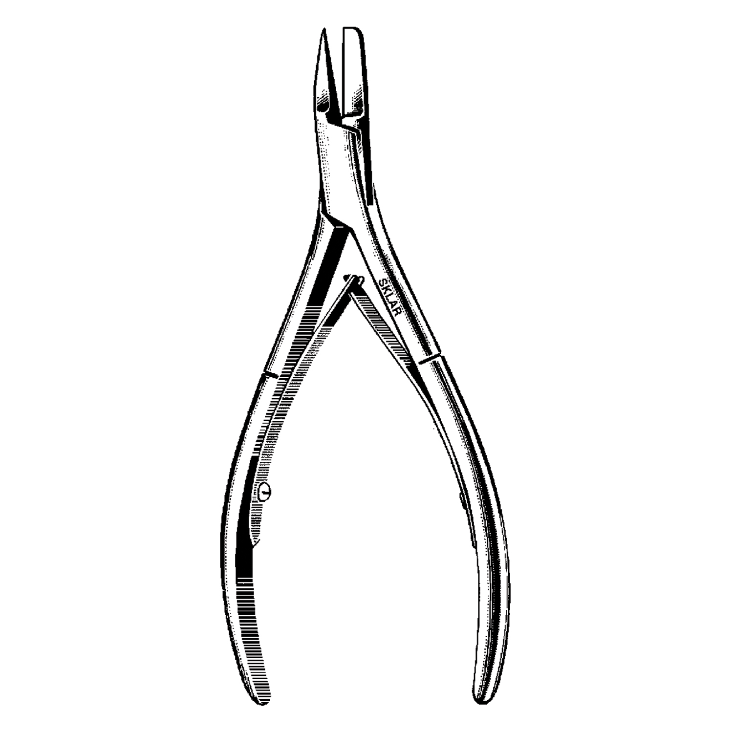 SKLAR REUSEABLE SURGICAL INSTRUMENTS Ingrown Toe Nail Forceps, English Anvil Pattern, 5" Overall Length (DROP SHIP ONLY) Sklar Instruments 97-1150