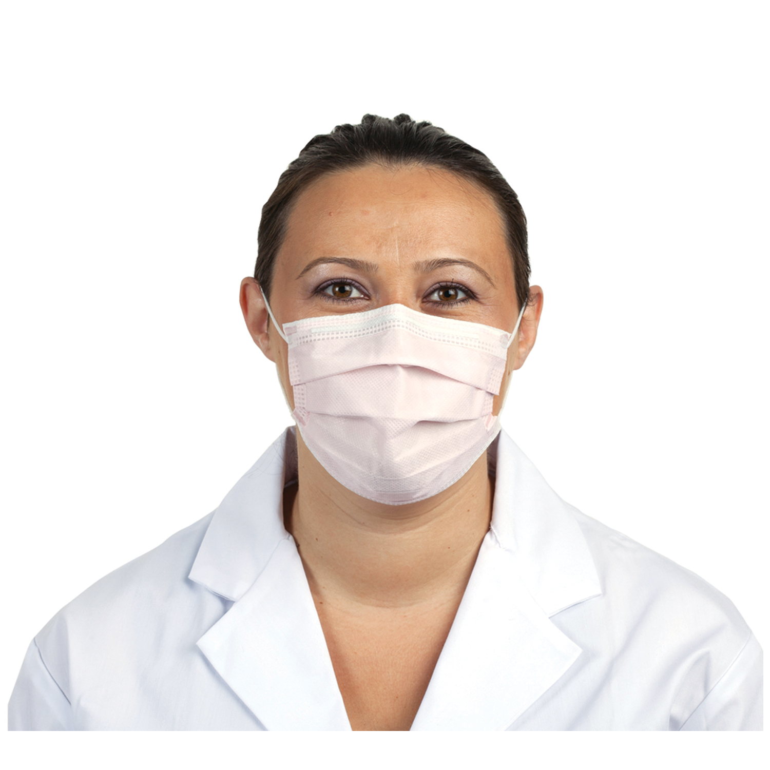 SULTAN COM-FIT® PROCEDURAL MASK Fluid Resistant Mask, Ear Loop, Pink, 50/bx Sultan Healthcare, Inc. 20325