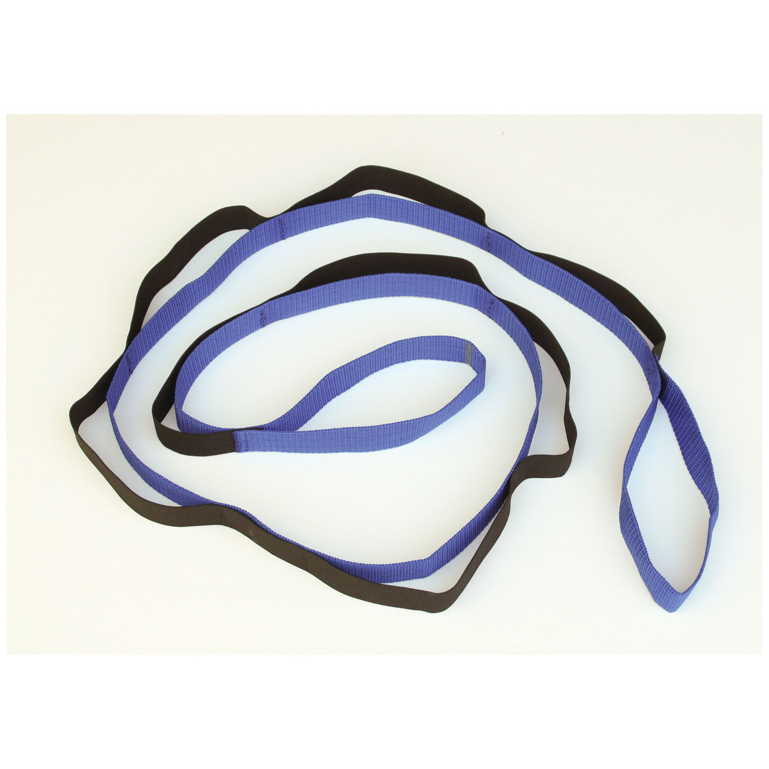 THERAPEUTIC RANGEMASTER™ STRETCHSTRAP Stretching Aid, 5 ft 7" Long, Blue Webbing with Black Elastic Stretch Strap, Clear Poly Ziplock Bag (091157) Therapeutic Dimensions, Inc. RM-SS