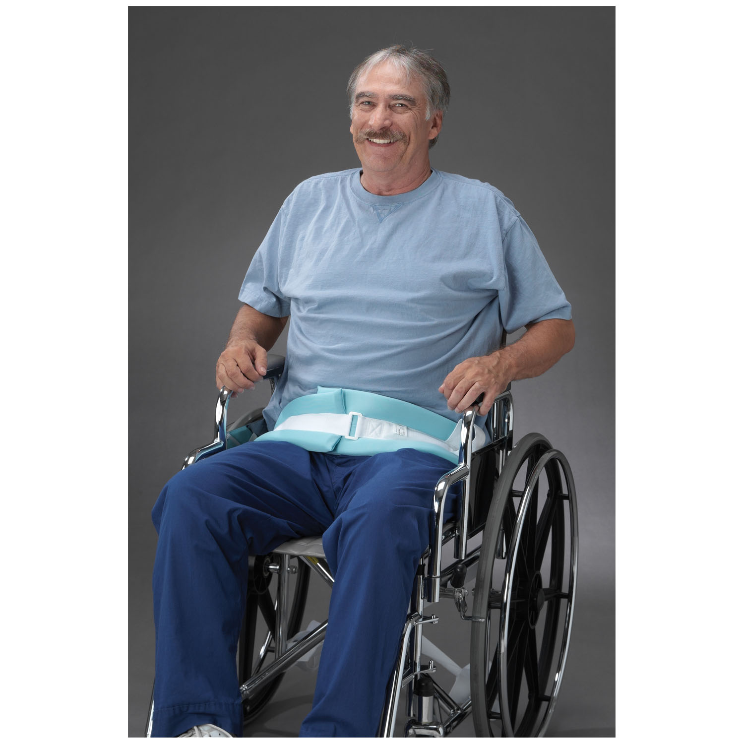TIDI POSEY BELTS Posey Self-Releasing Padded Belts, w/ Hook and Loop, 2-Piece, Fits waist up to 60in (Continental US + HI Only) TIDI Products, LLC 4126V