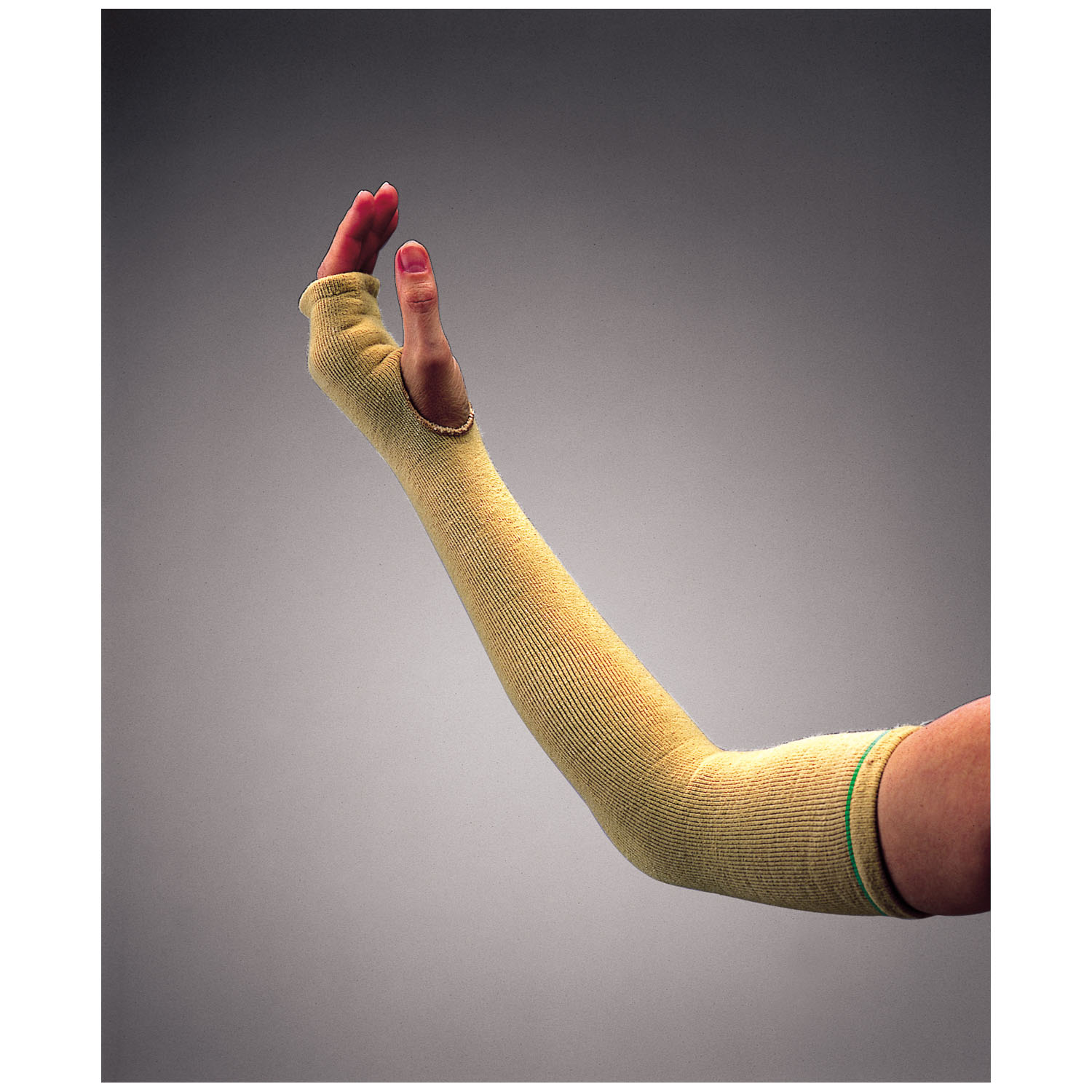 TIDI POSEY SKIN SLEEVES Skin Sleeves, Padded Arm, Medium, 16 1/2"L, 11" Circumference, Light, Green Band (Continental US + HI Only) (To Be DISCONTINUED) TIDI Products, LLC 6002