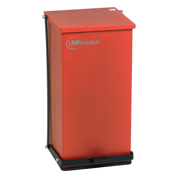 UMF MEDICAL WASTE CAN RECEPTACLE Waste Can, 48 Qt, Red (DROP SHIP ONLY) UMF Medical 1475R