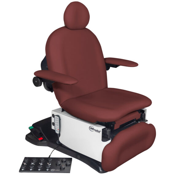 UMF MEDICAL POWER 4011 PROCEDURE CHAIR ProGlide 4011 Procedure Chair with OneTouch WheelBase® System, OneTouch Patient Positioning® System with Return-to-Home Hand & Foot Programmable Controls, Ships Assembled for Easy Installation, Available in 16 Colors (DROPS SHIP ONLY) UMF Medical 4011-650-300