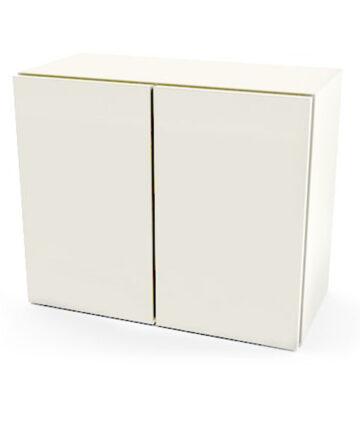 UMF MEDICAL WALL CABINET Wall Cabinet, Steel, 24", Two (2) Doors, One (1) Adjustable Shelf, Quiet White (DROP SHIP ONLY) UMF Medical 6074
