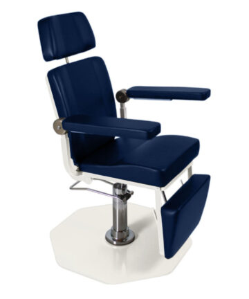 UMF MEDICAL PHLEBOTOMY/BLOOD DRAW CHAIRS Phlebotomy Chair, 8612, Height Adjustable with Seamless Upholstery, Foot Operated Pump, 250 lb, Cushioned Leg Rest, Available in 8 Colors (DROP SHIP ONLY) UMF Medical 8612
