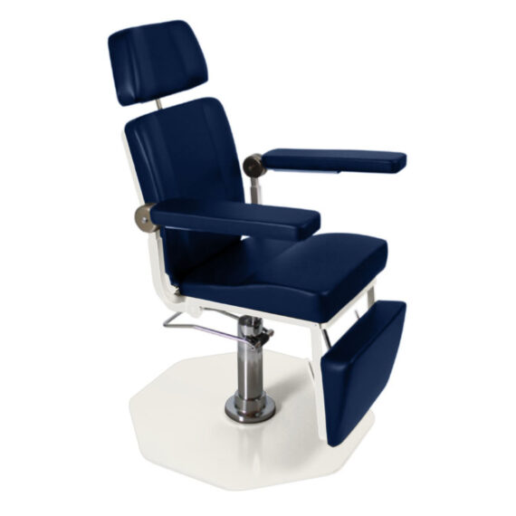 UMF MEDICAL PHLEBOTOMY/BLOOD DRAW CHAIRS Phlebotomy Chair, 8612, Height Adjustable with Seamless Upholstery, Foot Operated Pump, 250 lb, Cushioned Leg Rest, Available in 8 Colors (DROP SHIP ONLY) UMF Medical 8612