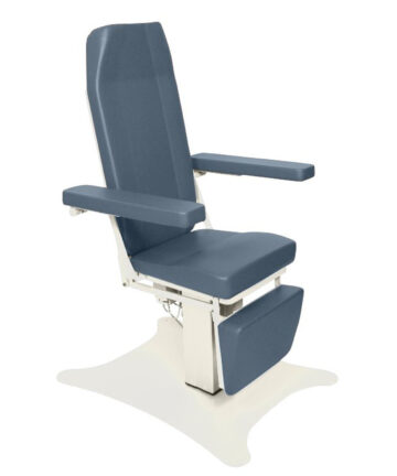 UMF MEDICAL PHLEBOTOMY/BLOOD DRAW CHAIRS Phlebotomy Chair, 8678 with Power Hi-Lo & Power Backrest, ADA Height, 2-Function Hand control witih OneTouch Patient Positioning(r) System, Sef-Positioning Armrests and Self-Positioning leg Rest, Reclines to 30" from Horizontal Position, 375 lb (170.1kg) (DROP SHIP ONLY) UMF Medical 8678