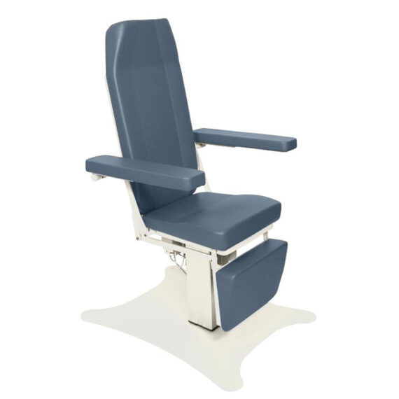 UMF MEDICAL PHLEBOTOMY/BLOOD DRAW CHAIRS Phlebotomy Chair, 8678 with Power Hi-Lo & Power Backrest, ADA Height, 2-Function Hand control witih OneTouch Patient Positioning(r) System, Sef-Positioning Armrests and Self-Positioning leg Rest, Reclines to 30" from Horizontal Position, 375 lb (170.1kg) (DROP SHIP ONLY) UMF Medical 8678