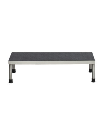 UMF MEDICAL STEP STOOL Step Stool, 1-Step, stainless Steel, 30"W x 7-5/8"H x 12"D (DROP SHIP ONLY) UMF Medical SS8372