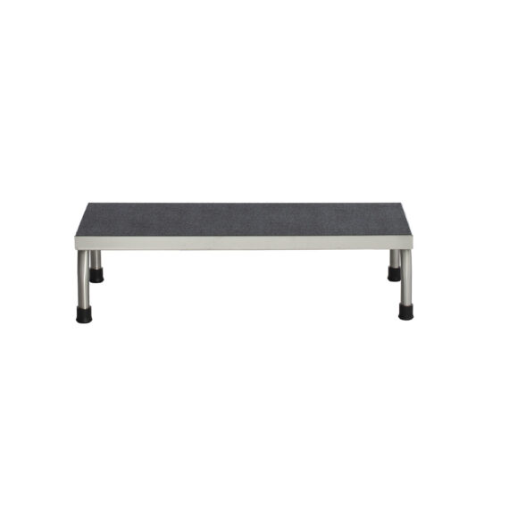 UMF MEDICAL STEP STOOL Step Stool, 1-Step, stainless Steel, 30"W x 7-5/8"H x 12"D (DROP SHIP ONLY) UMF Medical SS8372