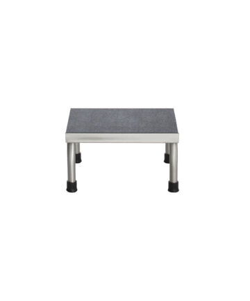 UMF MEDICAL STEP STOOL Step Stool, 1-Step, Stainless Steel, 14"W x 7 5/8"H x 10"D (DROP SHIP ONLY) UMF Medical SS8376