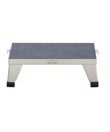 UMF MEDICAL STEP STOOL Foot Stool, Stackable, Stainless Steel, 18"W x 6"H x 12" D (DROP SHIP ONLY) UMF Medical SS8380