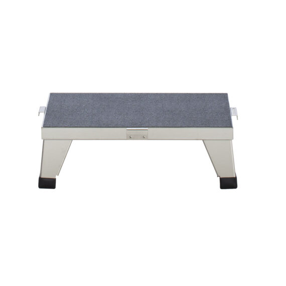 UMF MEDICAL STEP STOOL Foot Stool, Stackable, Stainless Steel, 18"W x 6"H x 12" D (DROP SHIP ONLY) UMF Medical SS8380