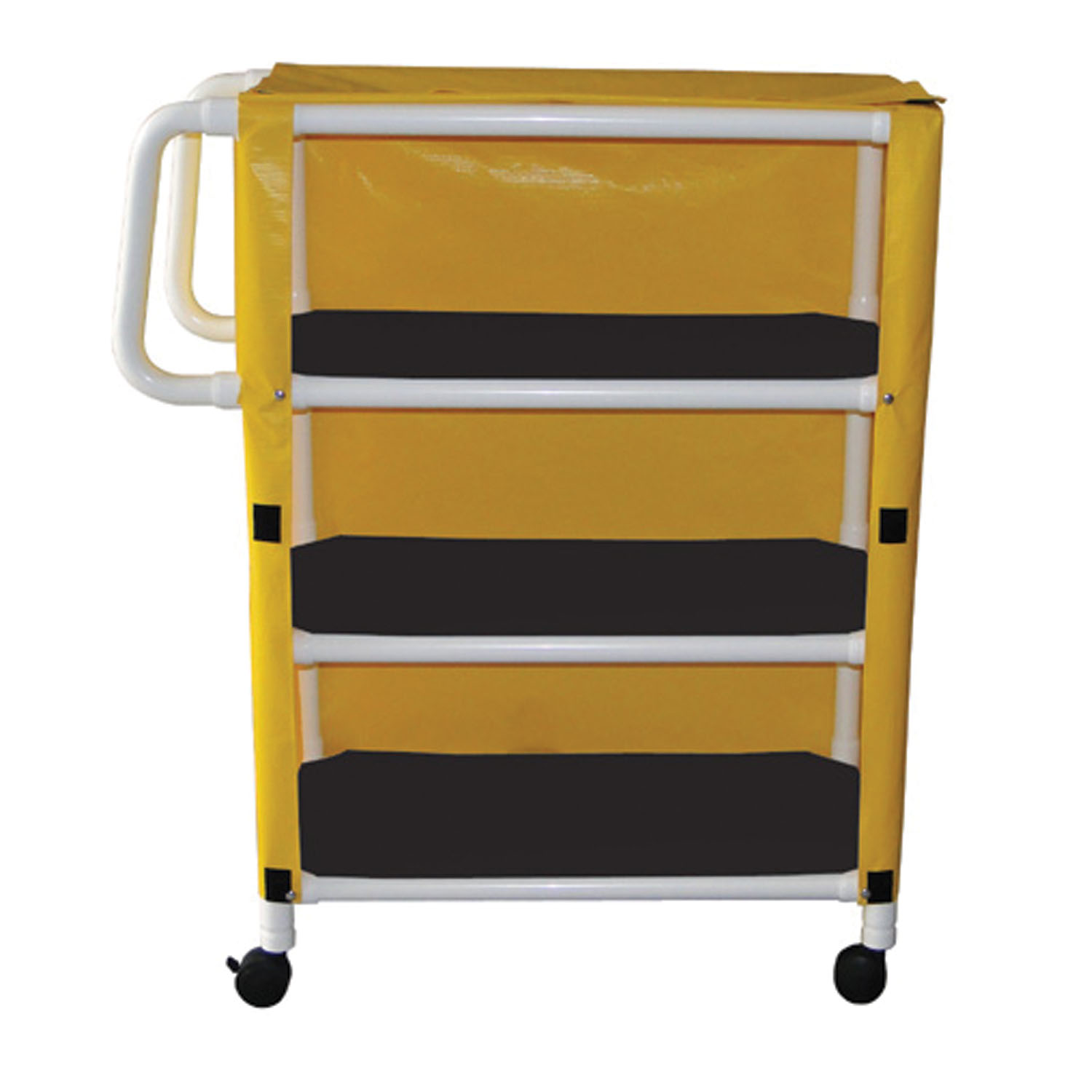 MJM SERIES "300" MID-SIZE UTILITY-LINEN CARTS 3-Shelf Utility/ Linen Cart & Cover 20" x 32" MJM International Corp. 332-3C