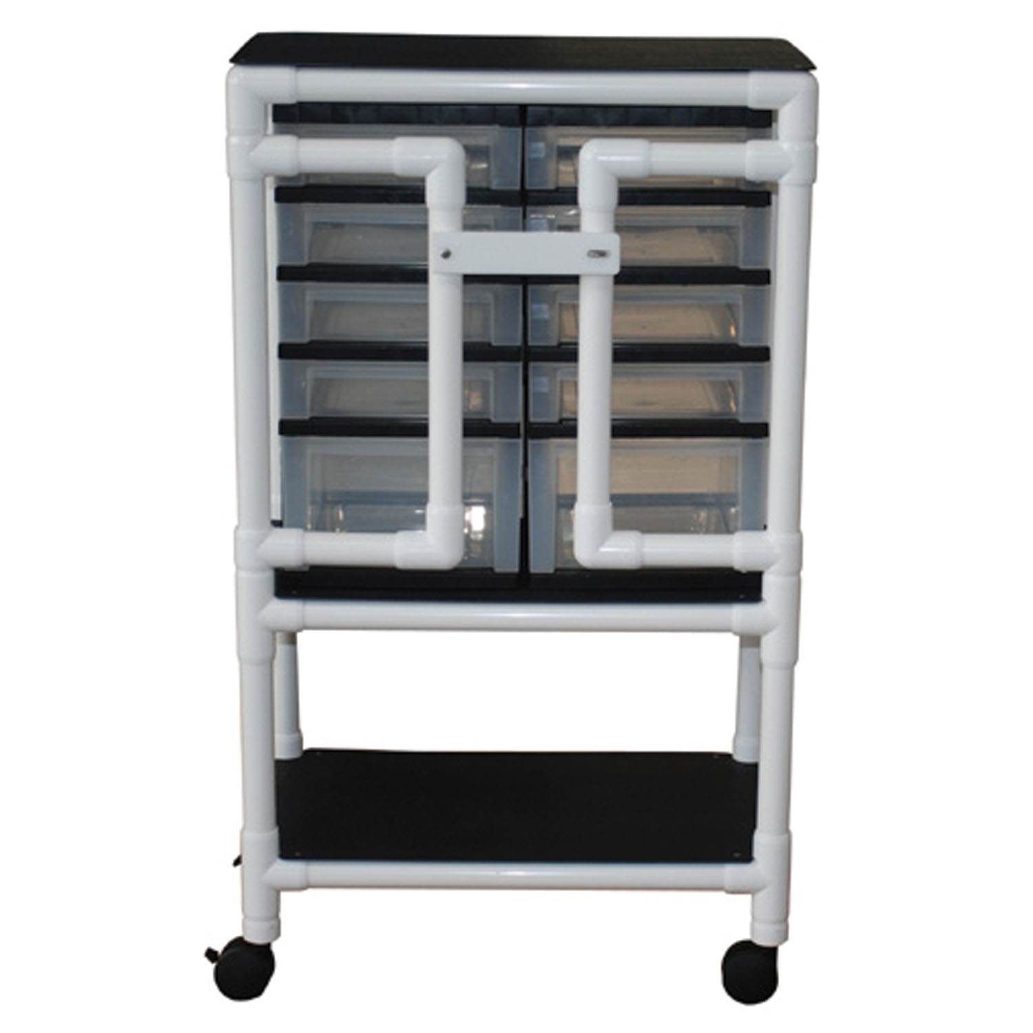 MJM SERIES "300" SPECIALTY/HANDY CARTS Universal Cart, 10 Slide Out Drawers, Drawer Size (Top 8) 10"W x 13½"D x 3"H (Bottom 2) 10"W x 13½"D x 7"H MJM International Corp. 3U10D