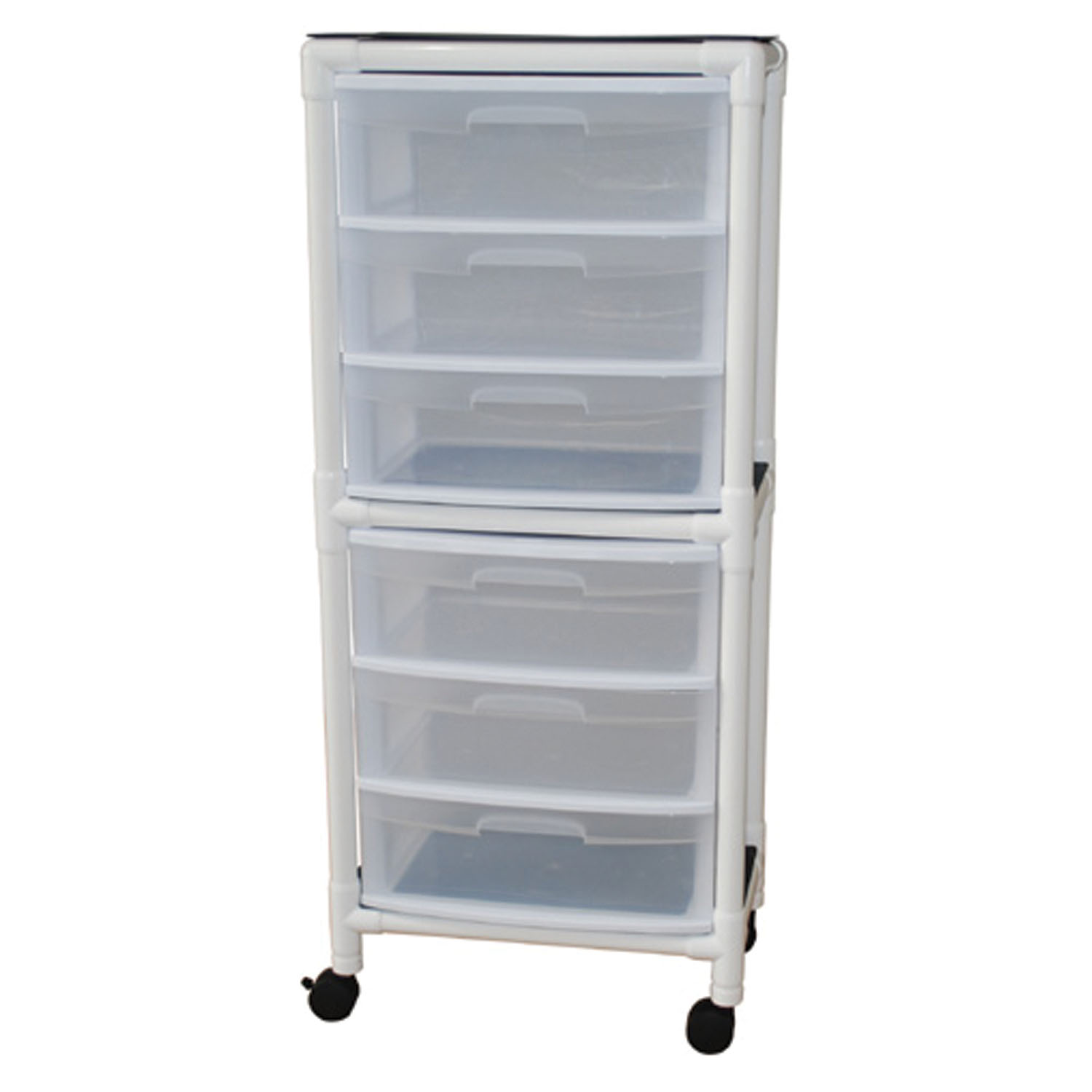 MJM SERIES "300" SPECIALTY/HANDY CARTS Universal Cart, 6 Slide Out Drawers, Drawer Size 19.125"W x 14"D x 6½"H MJM International Corp. 3U6D